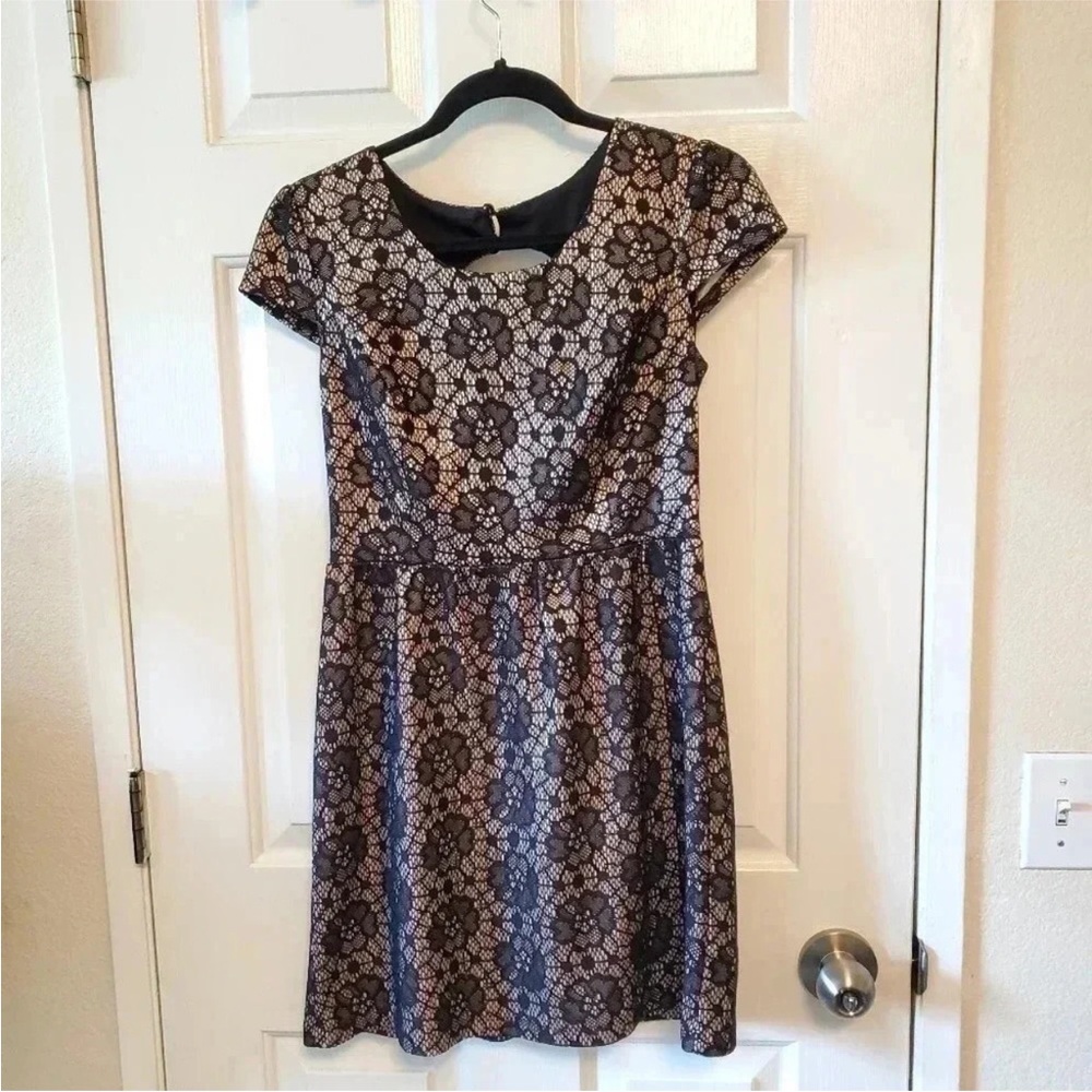 Elegant Black Lace Dress